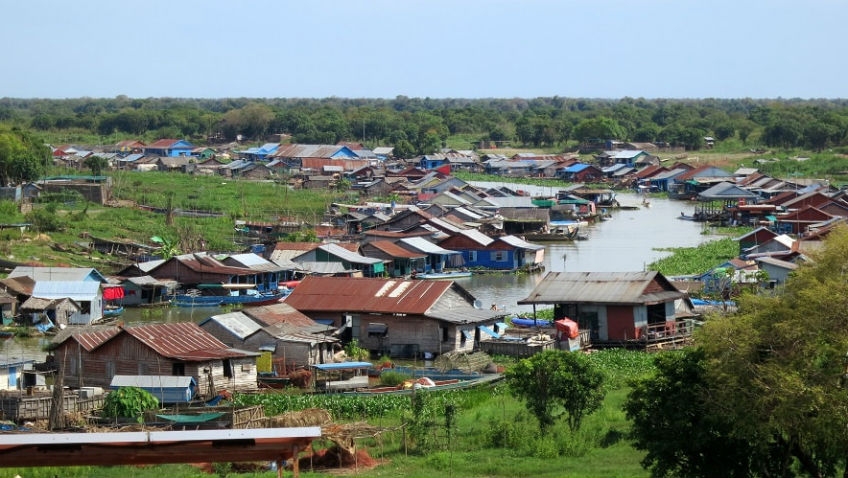 Floating Village in Tonle Sap Lake