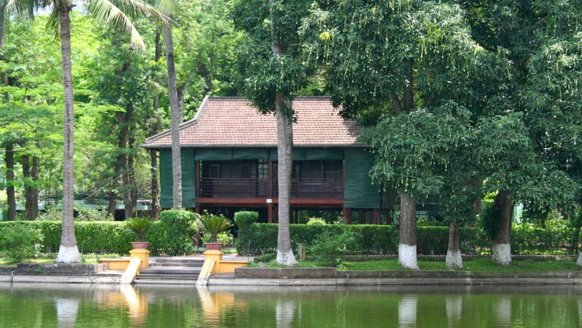 House on stilt where HCM lived from 1958 to 1969